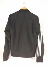 adidas originals アディダス SUPERSTAR TRACK TOP ジャージ トラックジャケット 3本ライン M 黒/白 ブラック AB9717_画像2