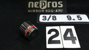 ＜18115＞　nepros　 ネプロス　ショートソケット　NB3-24　24ｍｍ　未使用