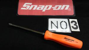 <22115> Snap-on Snap-on plus screwdriver <No3> SDDP631RA USA beautiful goods 