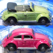 FURUTA R-Type Car 1/72 VW ビートル ピンク ＆ カブリオレ 薄緑 BEETLE PINK & KABRIOLETT LIGHT-GREEN フルタ アール・タイプカー 未開封_画像5