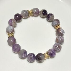 チャロアイトシリカブレスレット