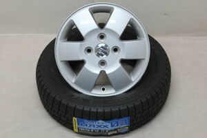 スズキ エブリィワゴン DA64W 純正 13インチ ダンロップ ウィンターマックス03 165/65R13 2020年製 新品 スタッドレス 中古ホイール