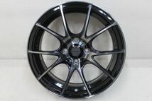 ウェッズ ウェッズスポーツ SA-10R 16インチ 6.5J +38 PCD 100 4穴 4H 1台分 SA10R 軽量 中古 アクア ヴィッツ ノート デミオ ロードスター_画像3