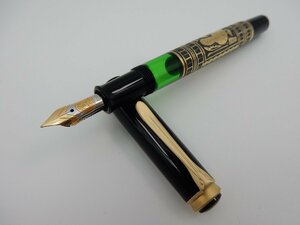 未使用品？Pelikan ペリカン M700 トレド 万年筆 18Cペン先 EF 1