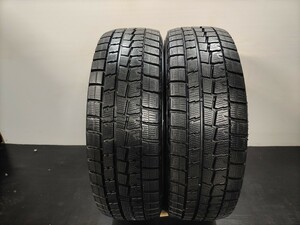 ◆M-310◆195/60R16 ダンロップ WINTER MAXX01 19年製 中古スタッドレスタイヤ2本セット ウィッシュ セレナ イスト ノートなど