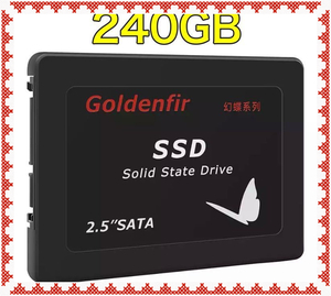 《期間限定！！激安セール♪》Goldenfir SSD 240GB SATA3 ソリッドステートハードディスク2.5 新品 高速 TLC 内蔵 デスクトップPC pdu