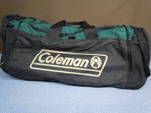 * Coleman small size Boston bag zipper damage equipped approximately 50cm×24cm×24cm* Junk #80