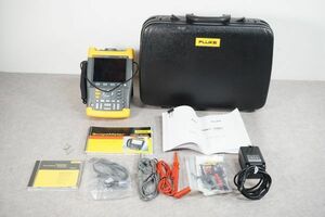 [NZ] [MT010010] FLUKE フルーク 192B SCOPEMETER スコープメータ 60MHz 500MS/s マニュアル、専用ケース、専用ケーブル等付き