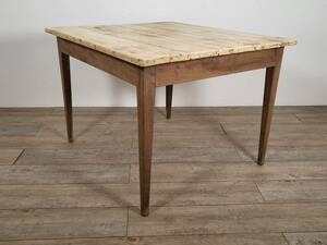フランス アンティーク 木製　テーブル ディスプレー　店舗什器