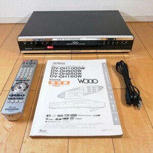 美品!!　動作確認済!!　HITACHI　日立　WOOO　ハイビジョンHDD/DVDレコーダー　DV-DH500W　日本製!!