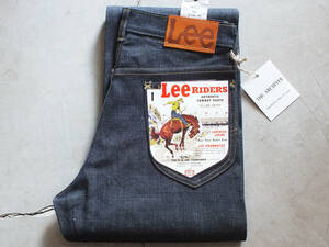  new goods W33 Lee ARCHIVES RIDERS 101-Z 1948MODEL RIGID Lee archive slider z zipper fly jeans rigid raw Denim left .