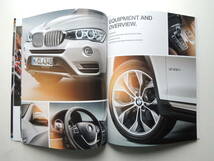 【カタログのみ】 BMW X3 2代目 F25 後期 2014年 厚口57P BMW カタログ 日本語版 ★美品、価格表付き_画像4