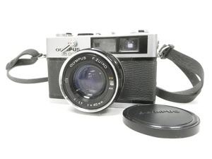 02 67-582810-25 [Y] OLYMPUS オリンパス 35 DC 本体 レンズ F.ZUIKO 1:1.7 f=40㎜ フィルム カメラ 旭67