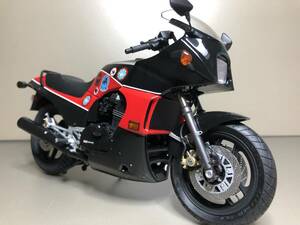 完成品 TOP GANマーベリック劇仕様GPZ900R アオシマ製1/12