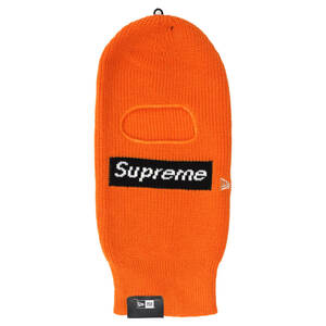 Supreme - New Era Box Logo Balaclava　オレンジ　シュプリーム - ニュー エラ ボックス ロゴ バラクラバ　2022FW