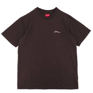 Supreme - Arabic Logo Washed S/S Tee 茶L シュプリーム - アラビック ロゴ ウォッシュド ショートスリーブ ティー 2021FW