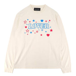 Bianca Chandon - LOVER Longsleeve T-Shirt　クリームXXL　ビアンカ シャンドン - ラバー ロングスリーブ ティーシャツ　2022SS　　