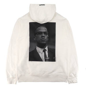 Supreme - Malcolm X Hooded Sweatshirt　白L　シュプリーム - マルコム エックス フーデッド スウェットシャツ　2022SS