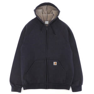 Carhartt - Zip Up Hooded Sweatshirt　紺M　カーハート - ジップ アップ フーデッド スウェットシャツ