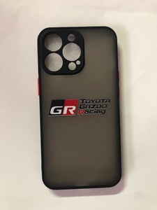 送料無料！GR　Gazoo　Racingロゴ　iphone13PRO用ケース　ヤリス　スープラ　86　コペン　カローラ　アクア　ランクル　CHR　プリウス