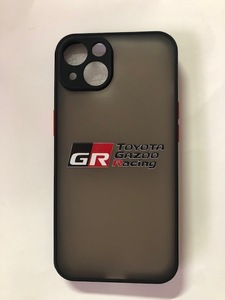 送料無料！GR　Gazoo　Racingロゴ　iphone13用ケース　ヤリス　スープラ　86　コペン　カローラ　アクア　ランクル　CHR　プリウス