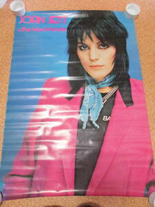 ◎当時物　ジョーン・ジェット　Joan Jett ポスター　約84ｘ59ｃｍ　The Blackhearts