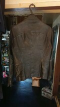 ☆KAZUYUKI KUMAGAI 牛革 JACKET シングルレザーライダース ブラック 日本製_画像3