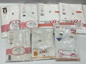 ★未使用品 婦人 肌着 LLサイズ 7点 三分袖前開き/V型七分袖スリーマー/ズロース/五分パンティ レディース 女性 下着 インナー W1108●11