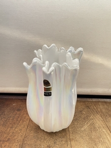 ● コレクター必見 KURATA クラタクラフトグラス ガラス製 フラワーベース 花瓶 インテリア 雑貨 飾り 置物 ディスプレイ Ca752