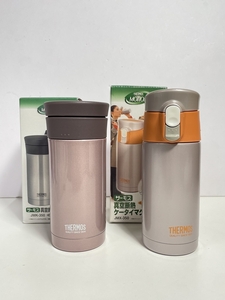 ●格安出品 未使用 まとめ売り THERMOS サーモス 真空断熱ケータイマグ 2点 水筒 ボトル 350ml ステンレスマグボトル アウトドア tk207