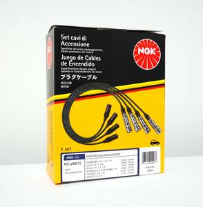 NGK プラグコードセット VW ゴルフ2/3 ＊1.8L/2.0L SOHC8バルブ＊GX RD RV 2E ADY AGGなど＊欧州NGK製 純正同等品質【新品】