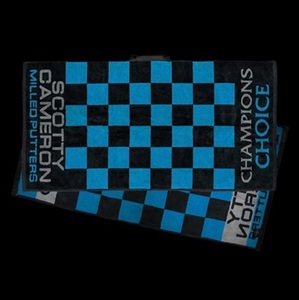 限定品 Scotty Cameron Towel -Champions Choice - Checkered Flag スコッティ キャメロン チェッカーフラッグ タオル 新品 未使用