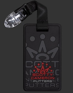 2023年 スコッティ・キャメロン Scotty Cameron - Headcover Leash - Crown Stack - Black/Red パタークリップ リーシュ 新品