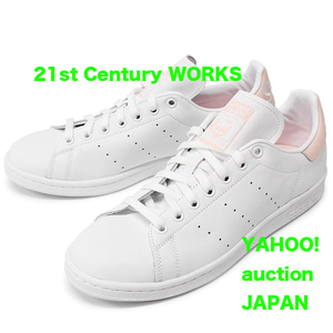 adidas originals 天然皮革 スタンスミス STAN SMITH 白/ピンク 25.0 