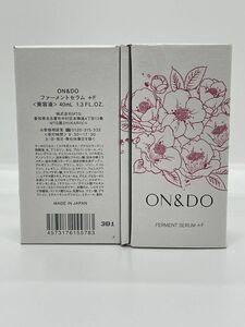 2点セット　ON&DO FERMENT SERUM +F/美容液 セラム 〈数量限定〉40mL