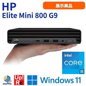 デスクトップパソコン Windows11 HP Elite Mini 800 G9 展示美品 Core i5-12600T メモリ16GB SSD512GB 超小型PC