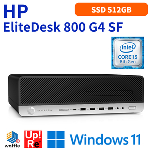 デスクトップパソコン Windows11 HP EliteDesk 800 G4 SF Core i5-8500 メモリ8GB SSD512GB DVD