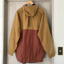 (k) 90s 90年代 Penfield アノラック パーカー USA製 サイズM ベージュ×オレンジ アウトドア _画像2