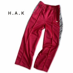 【未使用品】H.A.K サイドジャガード トラックパンツ ジャージ