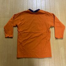 FREEWHEELERS POWERWEAR リバーシブル7分袖tシャツ　36-38 パープル/オレンジ　フリーホイーラーズ_画像7