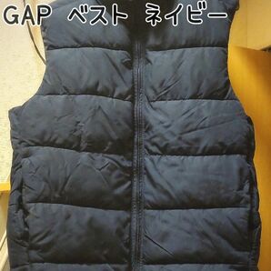 GAP 中綿 ベスト キッズ XXL ネイビー