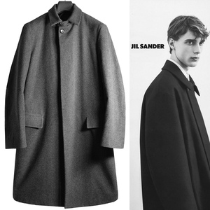 正規品 最高級 JIL SANDER カシミヤ100% バルカラーコート ニット ジャケットやスーツに ジルサンダー