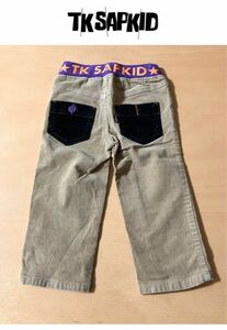 中古　TK SAPKID 90 ティーケーサップキッド　コーデュロイパンツ　ベージュ