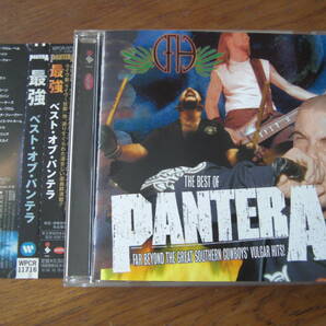 PANTERA/THE BEST OF PANTERA～FAR BEYOND THE GREAT SOUTHERN COWBOYS VULGAR HITS! 帯付き 国内盤の画像1