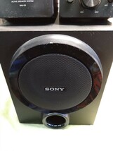 SONY アクティブスピーカー セット　SRS-D5 ACアダプタ付 中古品/動作確認済　_画像2