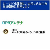 パナソニック サンヨー ゴリラ 対応 ワンセグ GPSアンテナ アースプレート セット MCX_画像10