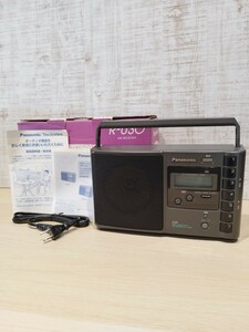 美品 パナソニック PANSONIC ラジオ AM ポータブルラジオ R-U30 保管品