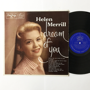 US セカンドプレス LP■Helen Merrill■Dream Of You■Mercury MG 36078 青ラベル アメリカ盤 モノラル【試聴できます】