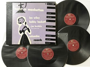 SPレコード・アルバムセット4枚組■Lee Wiley / Bobby Hackett■Night In Manhattan■Columbia アメリカ盤 オリジナル【試聴できます】