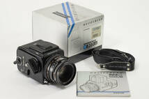 ★美品 ハッセルブラッド HASSELBLAD 503CX 黒 Carl Zeiss Planar 80mm F2.8 T*（キャップ無し）ストラップ【箱（ボディ）・和文取説付】_画像1